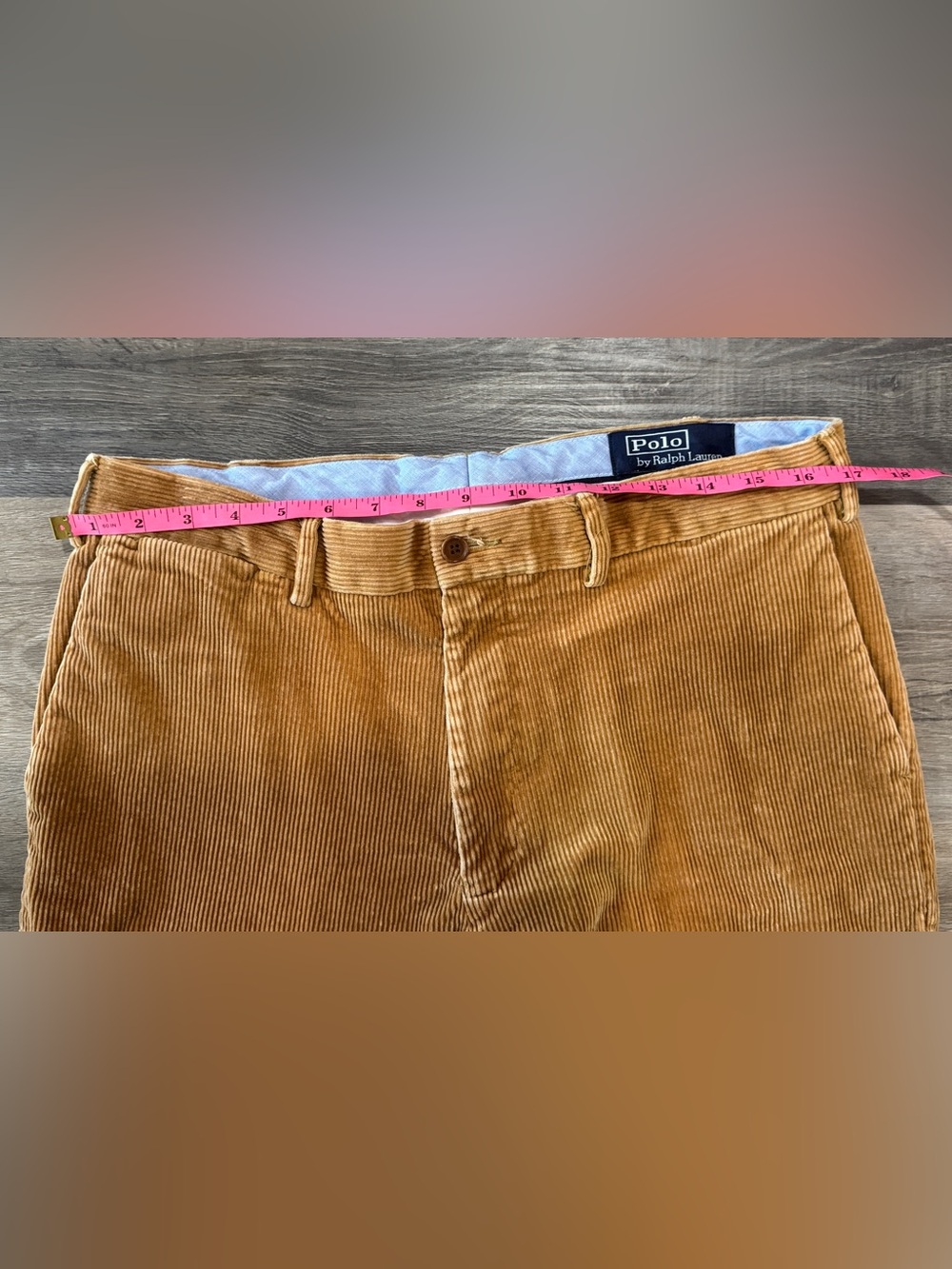 Ralph Lauren Vtg Men's Corduroy Pants in Camel Brown - 36x32 - Picture 7 of 10